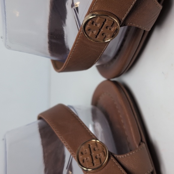 Tory Burch Minnie travel flat thong/ slingback sandals womans size 10.5 - Picture 11 of 15